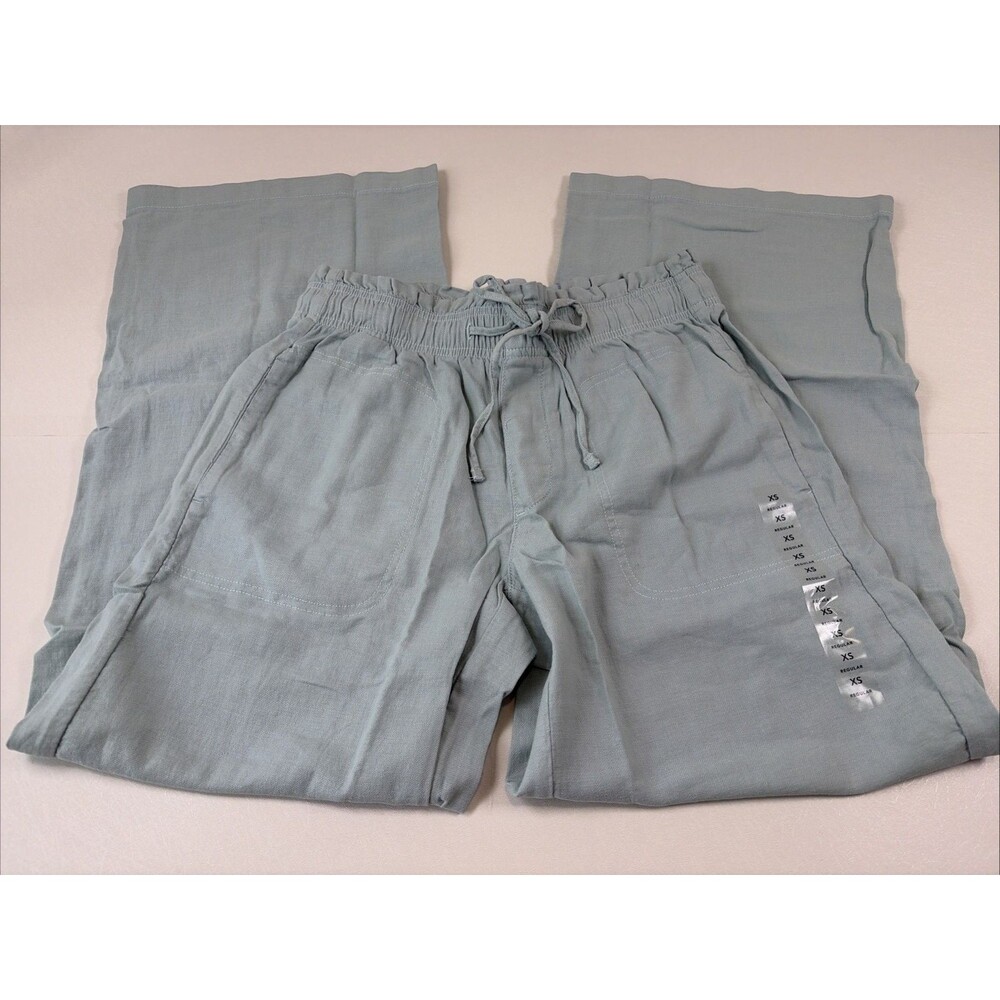 AMERICAN EAGLE Dreamy Drape Linen Wide Leg Pants Size XS